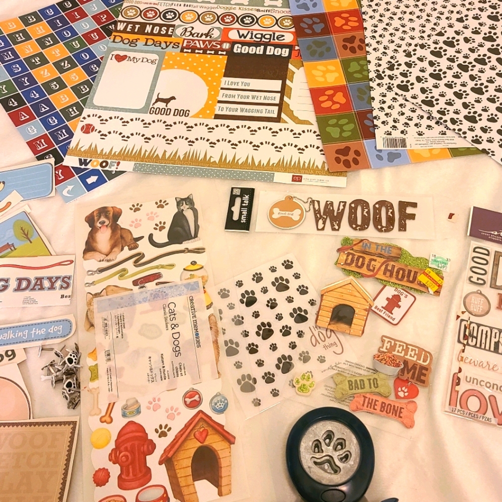 Dog 🐕 Scrapbook Supply Bundle!